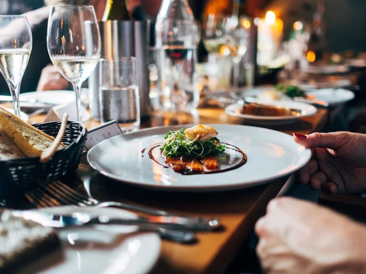 Private chef dinner in London